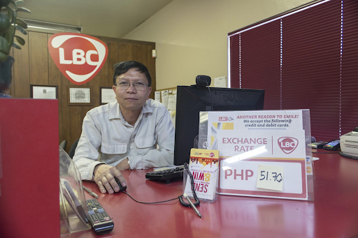 Joecel Soriano at the Reno branch of LBC