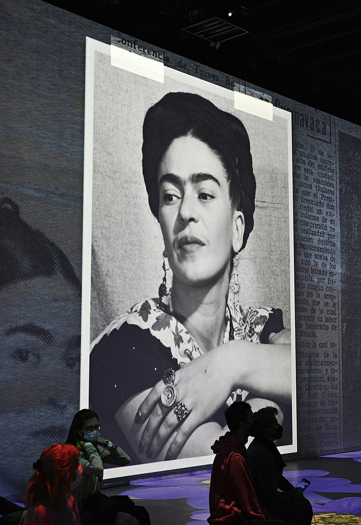 Digital wall image of Frida Kahlo