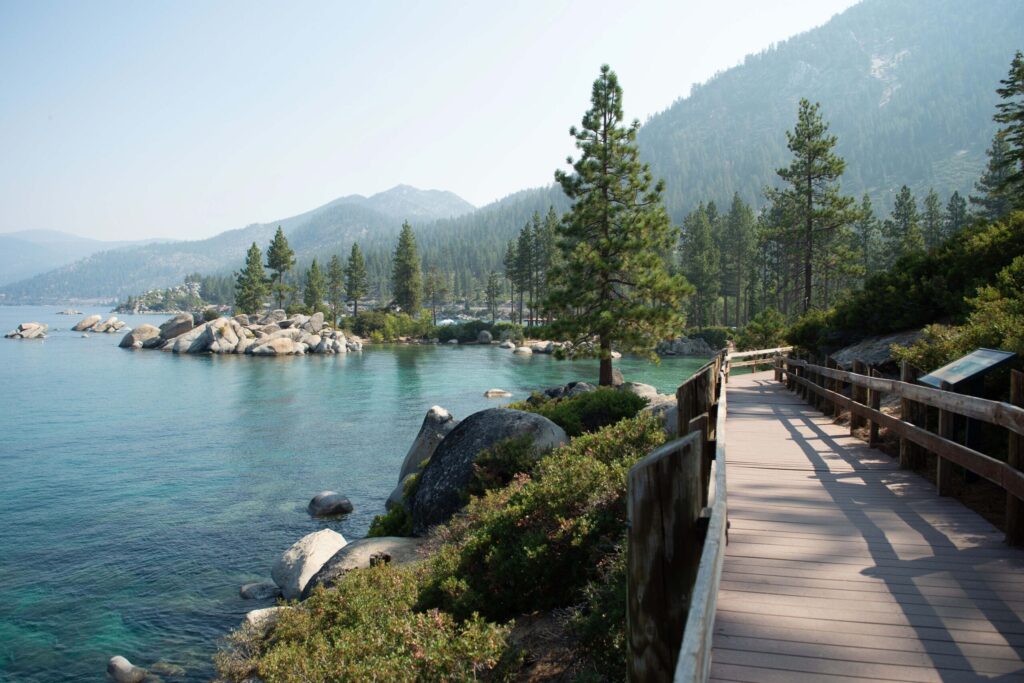 Scenic view of the landscape of Lake Tahoe