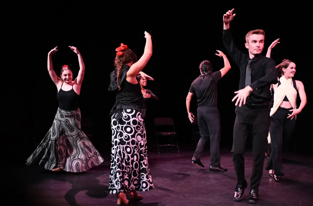 group of student dancers