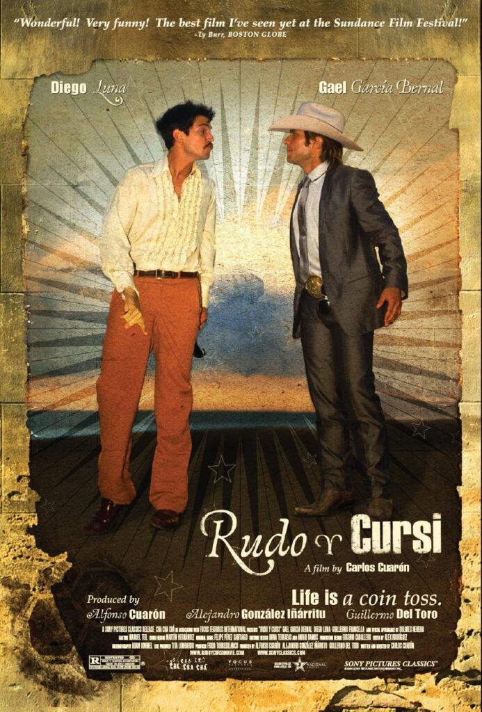 movie poster of two men looking at one another