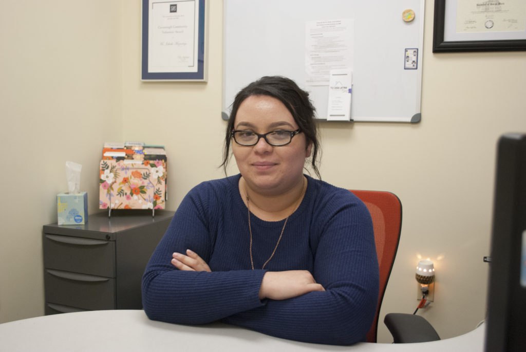 Jahahi Mazariego is the UNR Social Services Coordinator and works with the university's undocumented students. CREDIT: Jolie Ross