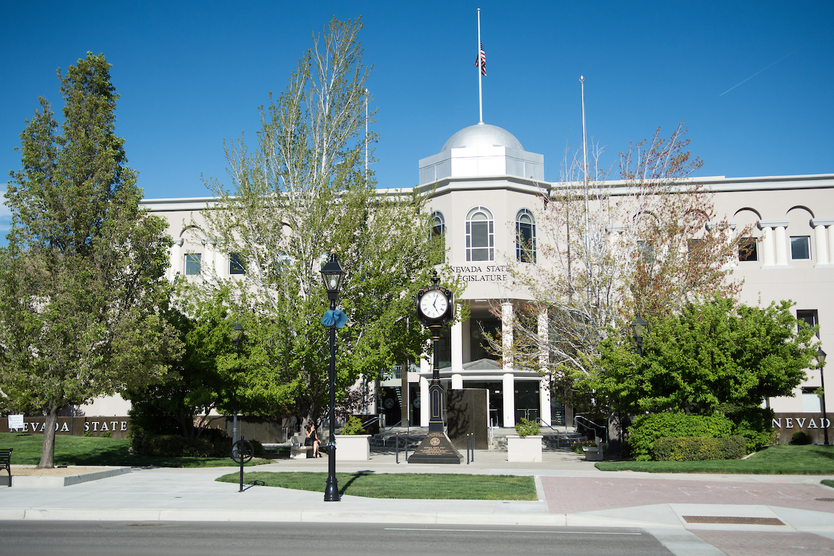 The Nevada legislature in Carson City