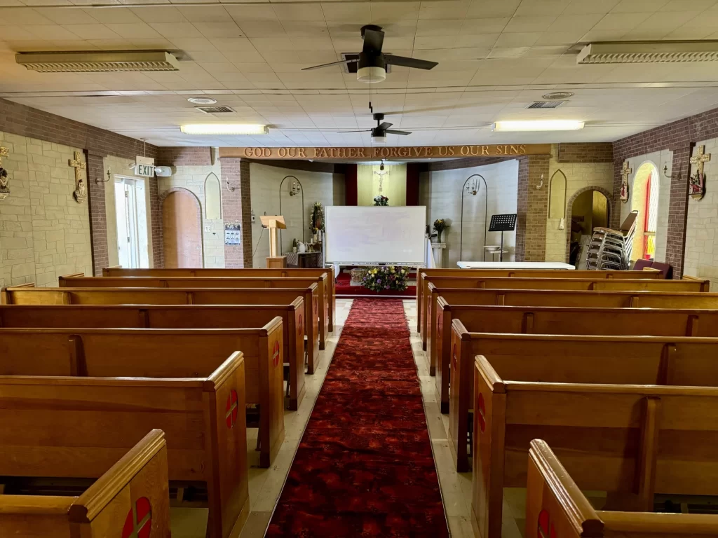 old church pews